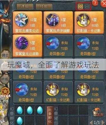 玩魔域，全面了解游戏玩法