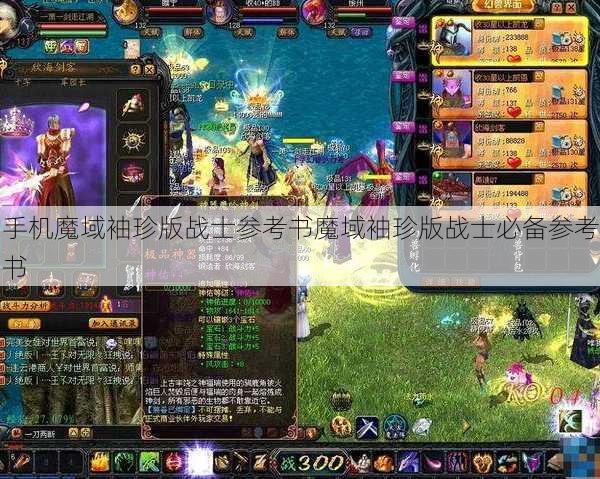 手机魔域袖珍版战士参考书魔域袖珍版战士必备参考书