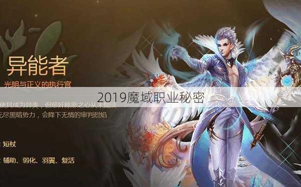 2019魔域职业秘密